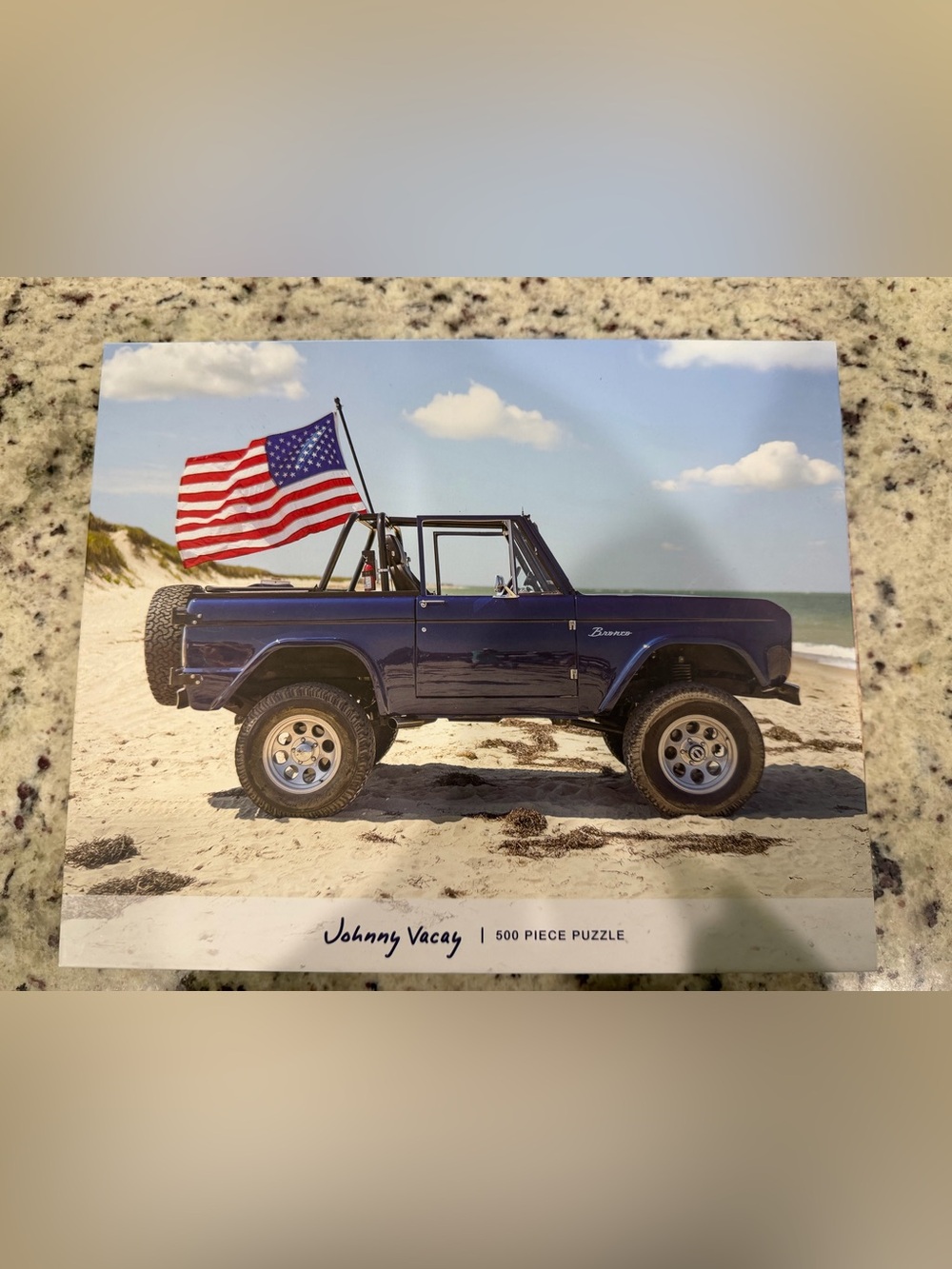 Bronco Beach Cruiser 500-Piece Puzzle - Navy Blue